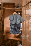 The Hariri Babies Classic Kebaya - Kinabalu Silver Blue