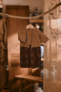 The Hariri Babies Classic Kebaya - Senja Latte