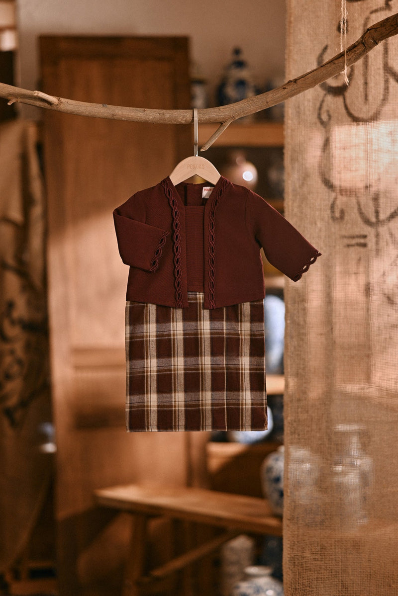The Hariri Babies Classic Kebaya - Cherrywood