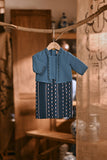The Hariri Babies Classic Kebaya - Jade Teal Borneo
