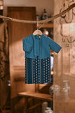 The Hariri Babies Classic Kebaya - Jade Teal Borneo