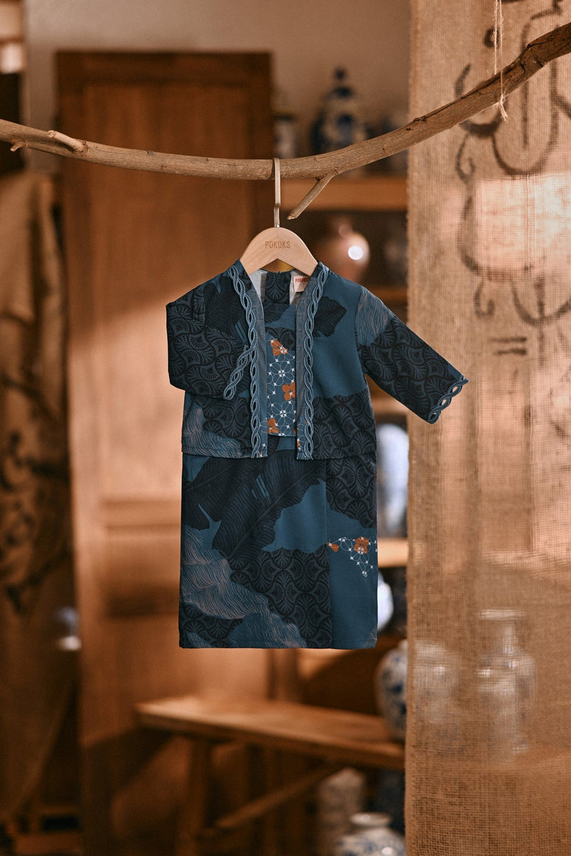 The Hariri Babies Classic Kebaya - Teal Oasis