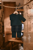 The Hariri Babies Kurta - Emerald Green