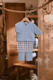 The Hariri Babies Kurta - Clean Blue