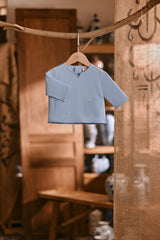 The Hariri Babies Kurta - Clean Blue