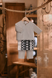 The Hariri Babies Kurta - Grey