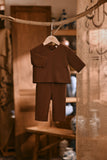 The Hariri Babies Kurta - Milk Chocolate