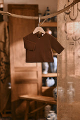 The Hariri Babies Kurta - Milk Chocolate