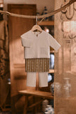 The Hariri Babies Kurta - Fog Cream