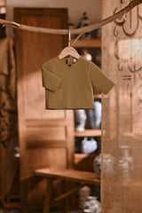 The Hariri Babies Kurta - Butter Olive