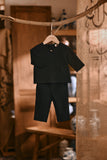 The Hariri Babies Kurta - Black