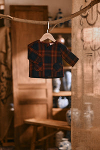 The Hariri Babies Kurta - Garnet Square