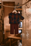 The Hariri Babies Kurta - Garnet Square