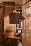 The Hariri Babies Kurta - Copper Grid