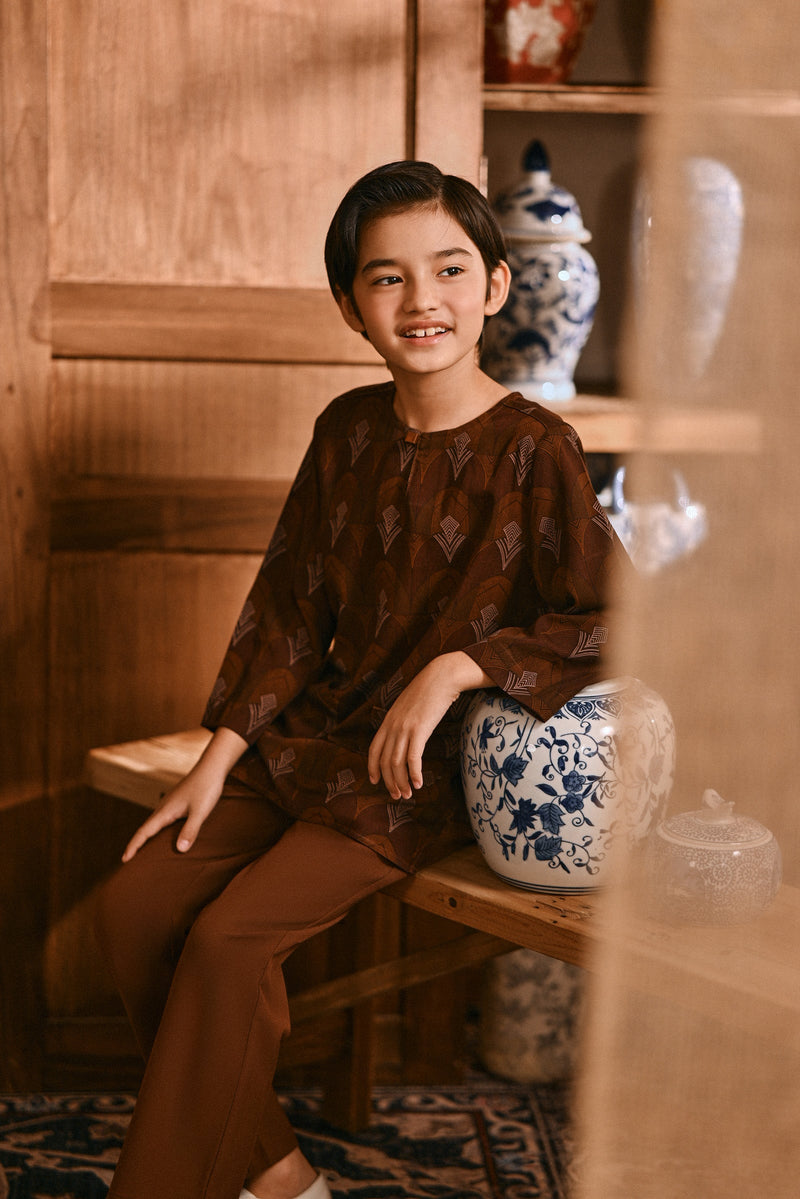 The Hariri 3/4 Sleeve Kurta - Senja