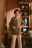 The Hariri 3/4 Sleeve Kurta - Leafline