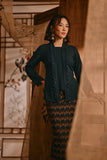 The Hariri Women Classic Kebaya Top - Emerald Green