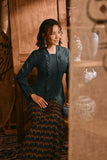 The Hariri Women Classic Kebaya Top - Emerald Green