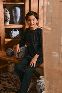 The Hariri 3/4 Sleeve Kurta - Evergreen Square