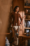 The Hariri Women Classic Kebaya Top - Milk Chocolate