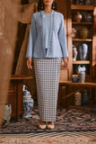 The Hariri Women Folded Skirt - Sailor