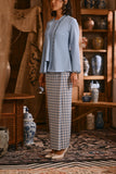 The Hariri Women Folded Skirt - Sailor