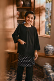 The Hariri 3/4 Sleeve Kurta - Black
