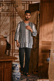 The Hariri Men 3/4 Sleeve Kurta - Pautan