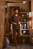 The Hariri Men 3/4 Sleeve Kurta - Senja