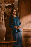 The Hariri Women Classic Kebaya Top - Teal Oasis