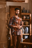 The Hariri Men 3/4 Sleeve Kurta - Nusantara
