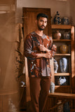 The Hariri Men 3/4 Sleeve Kurta - Nusantara