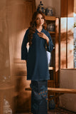 The Hariri Women Neo Kurung Top - Deep Teal