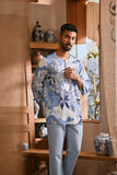 The Hariri Men 3/4 Sleeve Kurta - Sungai