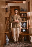 The Hariri Men 3/4 Sleeve Kurta - Leafline