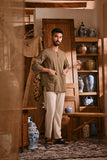 The Hariri Men 3/4 Sleeve Kurta - Leafline
