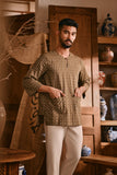 The Hariri Men 3/4 Sleeve Kurta - Leafline