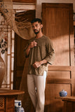 The Hariri Men 3/4 Sleeve Kurta - Leafline
