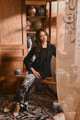 The Hariri Women Classic Kebaya Top - Black