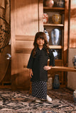 The Hariri Neo Kurung Top - Black