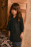 The Hariri Neo Kurung Top - Black