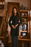 The Hariri Women Neo Kurung Top - Black
