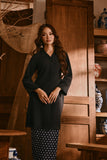The Hariri Women Neo Kurung Top - Black