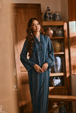 The Hariri Women Kebaya Robe - Teal Borneo