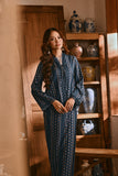 The Hariri Women Kebaya Robe - Teal Borneo