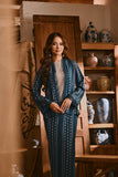 The Hariri Women Kebaya Robe - Teal Borneo