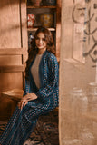 The Hariri Women Kebaya Robe - Teal Borneo