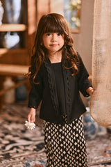 The Hariri Classic Kebaya Top - Black