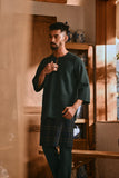 The Hariri Men 3/4 Sleeve Kurta - Emerald Green