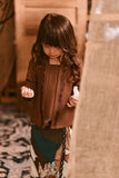 The Hariri Classic Kebaya Top - Milk Chocolate